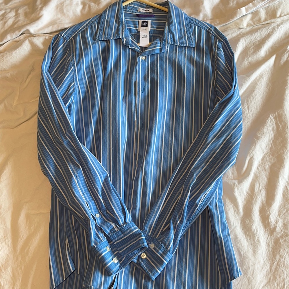 Men’s Blue Dress Shirt